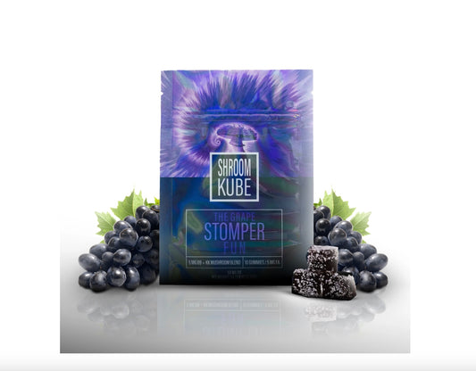 Fun Grape Stomper Shroom Kube-5 mg THC FUN Blend