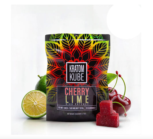 Cherry Lime Kratom Kube - 50 MIT ENERGY
