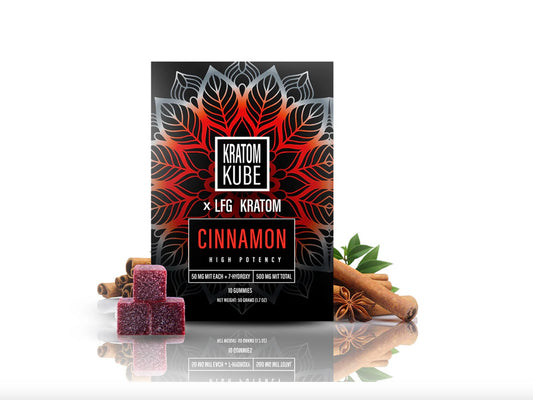 Cinnamon Kratom Kube + 7 - Hydroxy ENERGY
