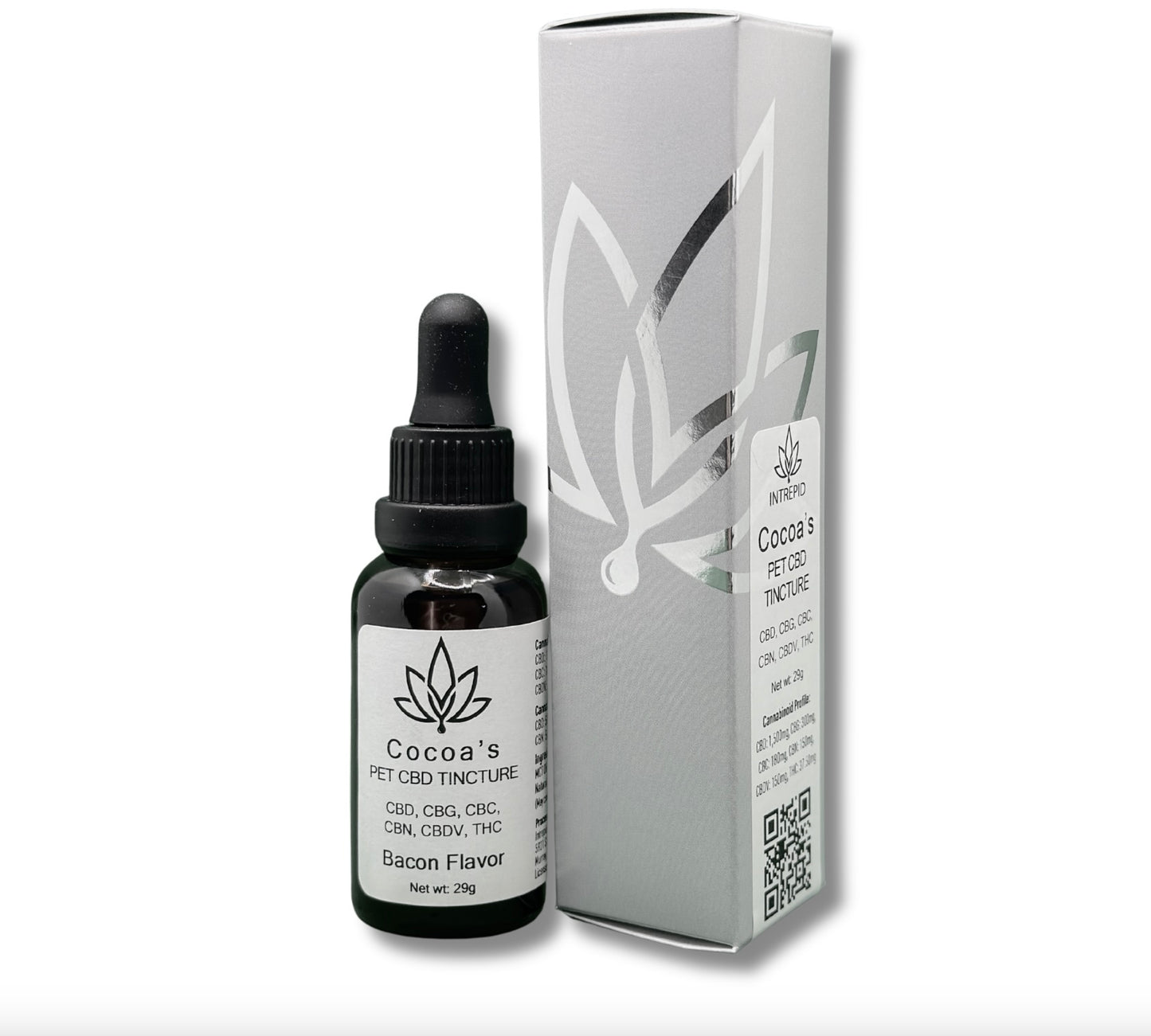 Cocoa's Pet CBD Tincture (Bacon Flavor) 1450 mg, 29 g