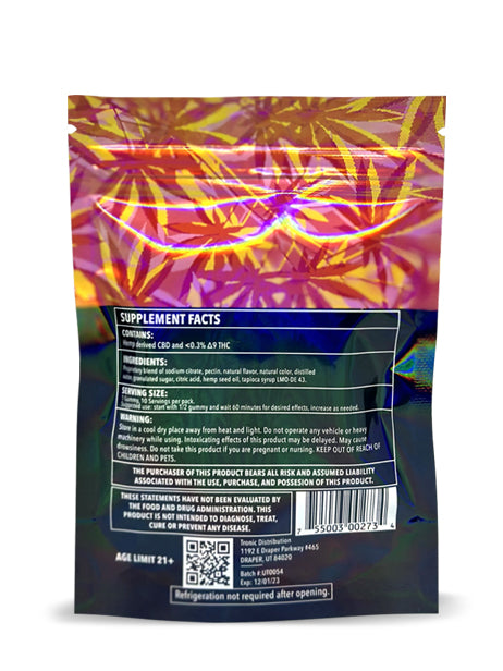 Kush Kube Fruit Punch Gummies