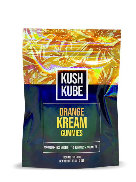 Kush Kube Orange Kream Gummies