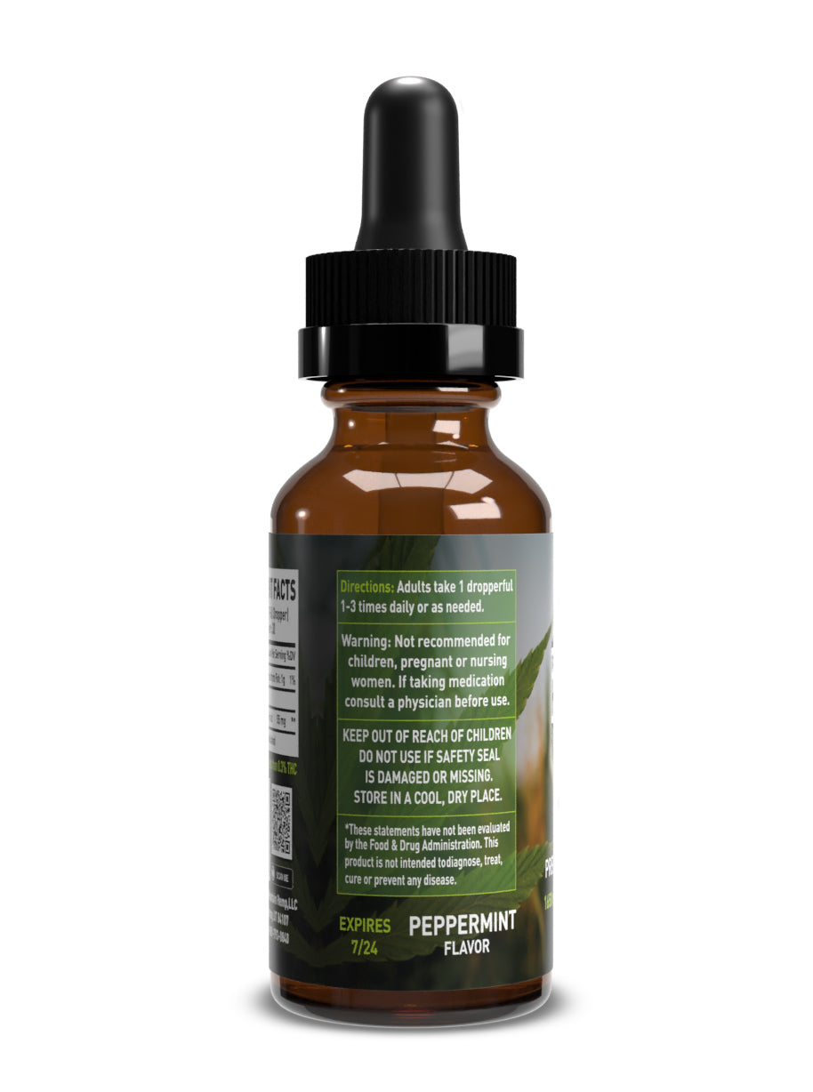 Relief CBD Oil 1650 mg/ 55 mg per 1 serving Broad Spectrum Hemp Plus CBG