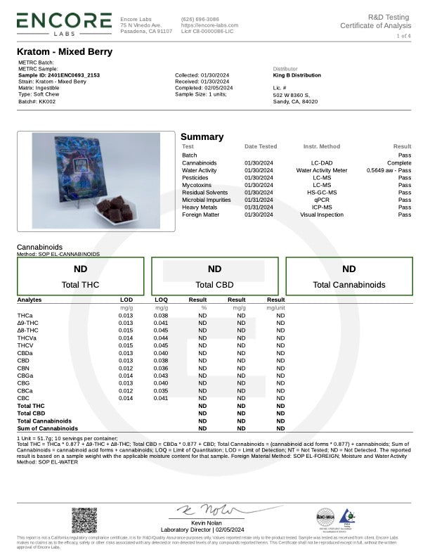 Cinnamon Kratom Kube + 7 - Hydroxy ENERGY