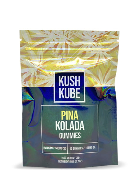 Kush Kube Pina Kolada Gummies