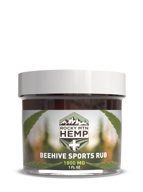 CBD Salve - Premium Broad Spectrum 60 mg per ml 1 oz container Sport Rub