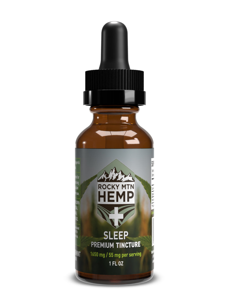 Sleep CBD Oil 1650 mg/ 55 mg per 1 serving Broad Spectrum Hemp Plus CBN